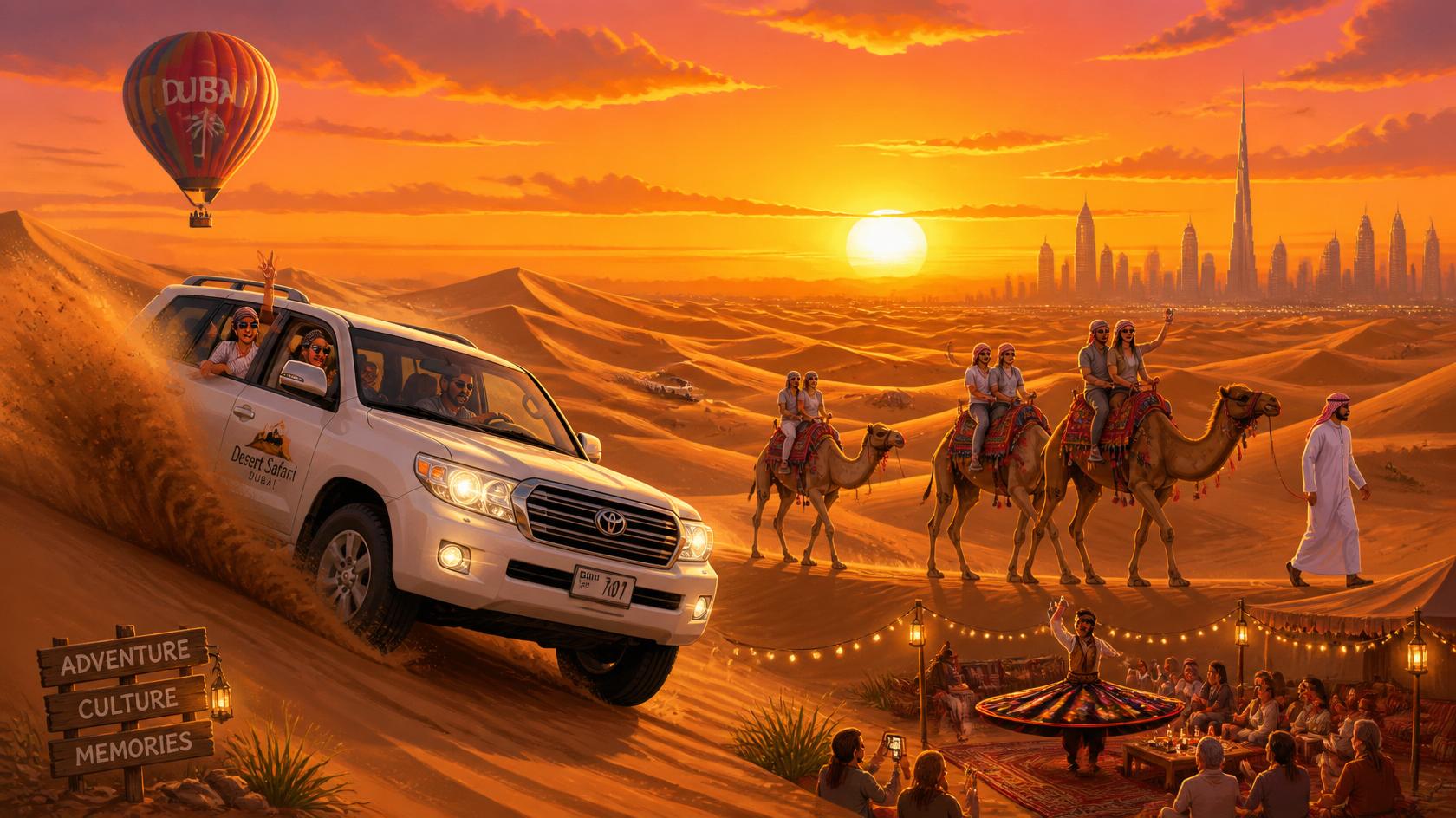 Evening Desert Safari in Dubai